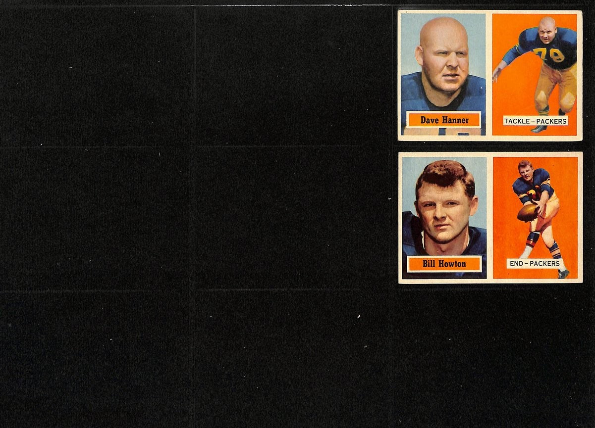 1957 Topps Football Cards Green Bay Packers Partial Team Set (10/12) 200308