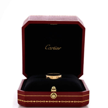 Cartier Love Wedding Band Ring 18K Yellow Gold