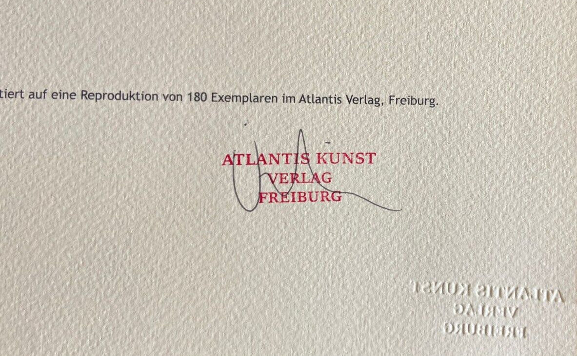 Mark Rothko Lithograph Signed Coa Numbered In Pencil 180 Copies