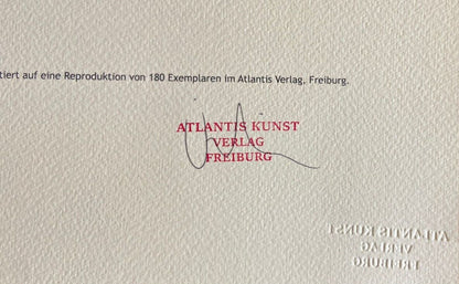 Mark Rothko Lithograph Signed Coa Numbered In Pencil 180 Copies