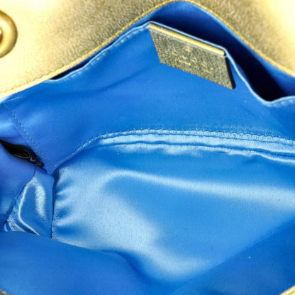 Gucci Gg Marmont Flap Bag Matelasse Leather Small