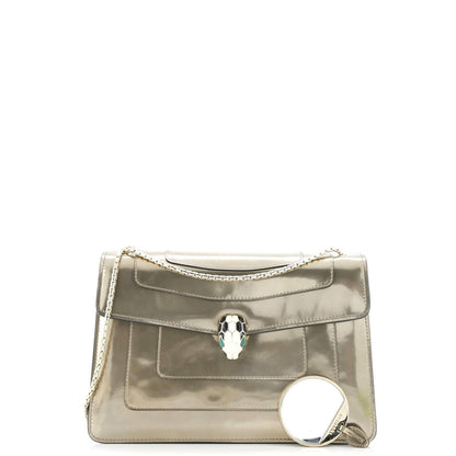 Bvlgari Serpenti Forever Shoulder Bag Patent Medium