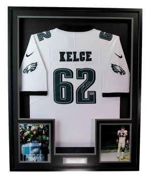 Jason Kelce Signed/Auto White Philadelphia Eagles