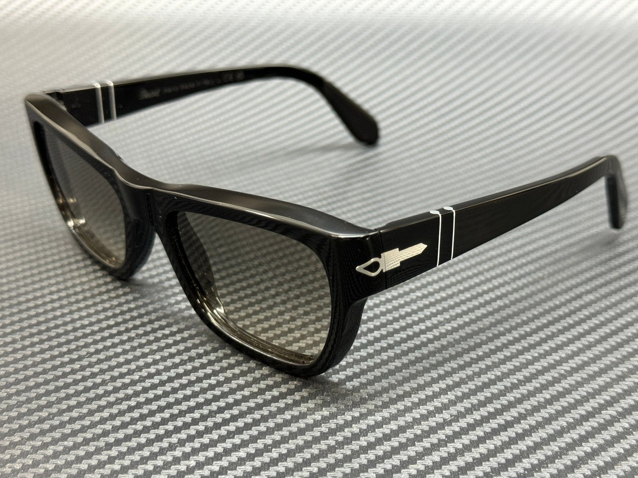 PERSOL PO0091S 95 32 Black Grey Gradient Unisex 56 mm Sunglasses