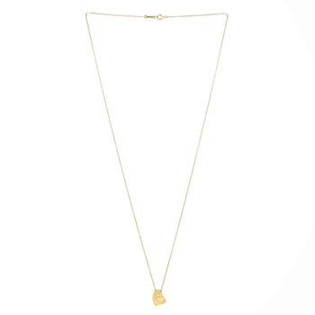 Tiffany & Co. Elsa Peretti Full Heart Necklace 18K Yellow Gold