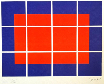 Donald Judd Lithograph Coa Signed In Pen Numbered By Hand 180 Ex