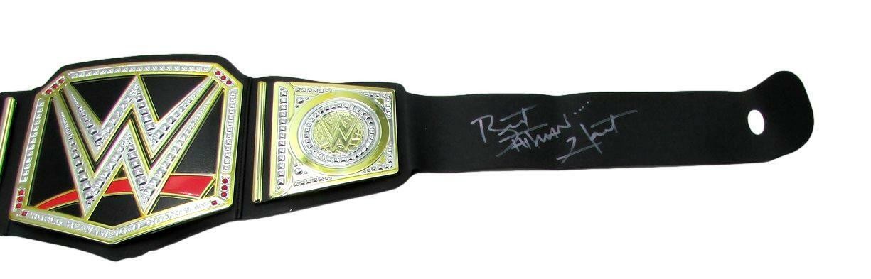 Bret Hart Wwf Champ Autographed Champion Wwf Replica Belt Jsa