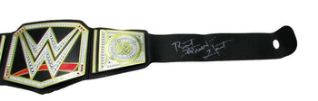 Bret Hart Wwf Champ Autographed Champion Wwf Replica Belt Jsa