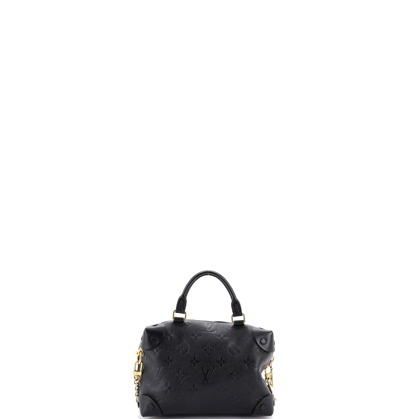 Louis Vuitton Petite Malle Souple Handbag Monogram Empreinte Leather