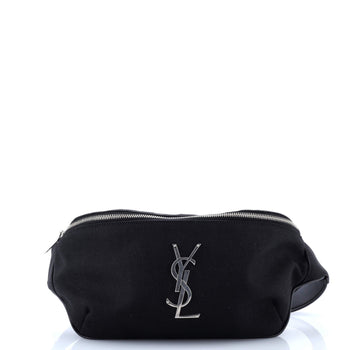 Saint Laurent Classic Monogram Belt Bag Canvas