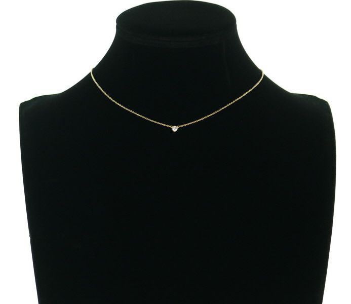 Tiffany&Co. Necklace Diamond 0.08Ct By The Yard