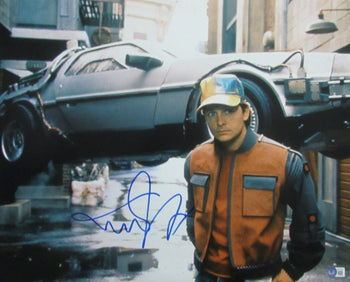 Michael J Fox Autographed 16X20 Photo 