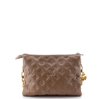 Louis Vuitton Coussin Bag Monogram Embossed Lambskin Pm