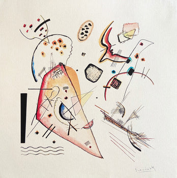 Wassily Kandinsky Lithograph 1924 Coa Published - Le Corbusier