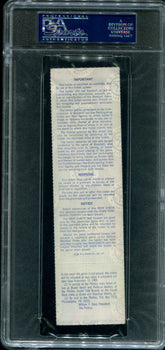 1983 Baseball World Series Orioles Vs. Phillies Game 4 Full Game Ticket Psa 4