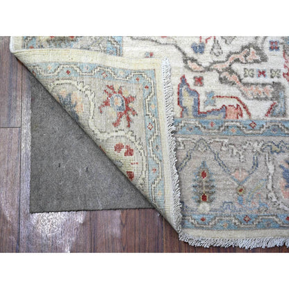 4'X5'10" Gray Fine Aryana Bidjar Garus Design Runner Oriental Rug
