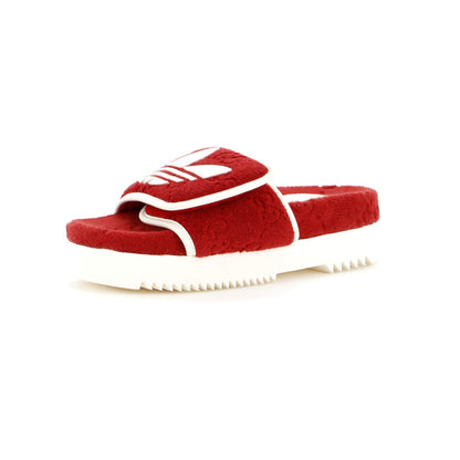 Gucci X Adidas Women'S Platform Slide Sandals Terry Cloth