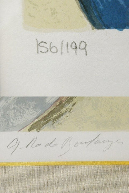 Graciela Rodog " Goatling " Large Serigraph Print Ed199 Signed Framed