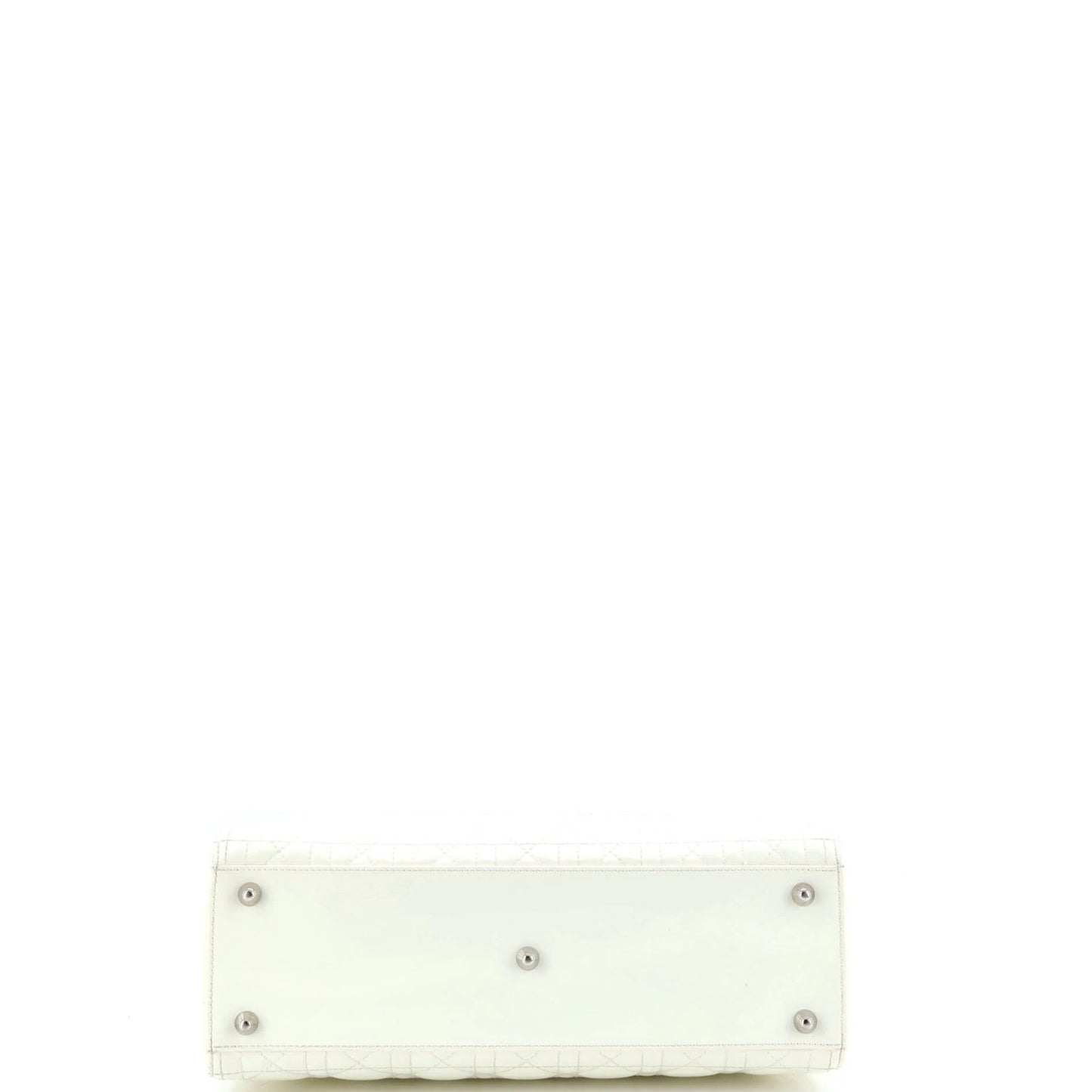 Christian Dior Lady Dior Bag Cannage Quilt Patent Large