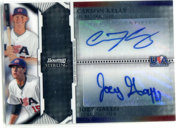 Joey Gallo & Carson Kelly 2011 Bowman Sterling