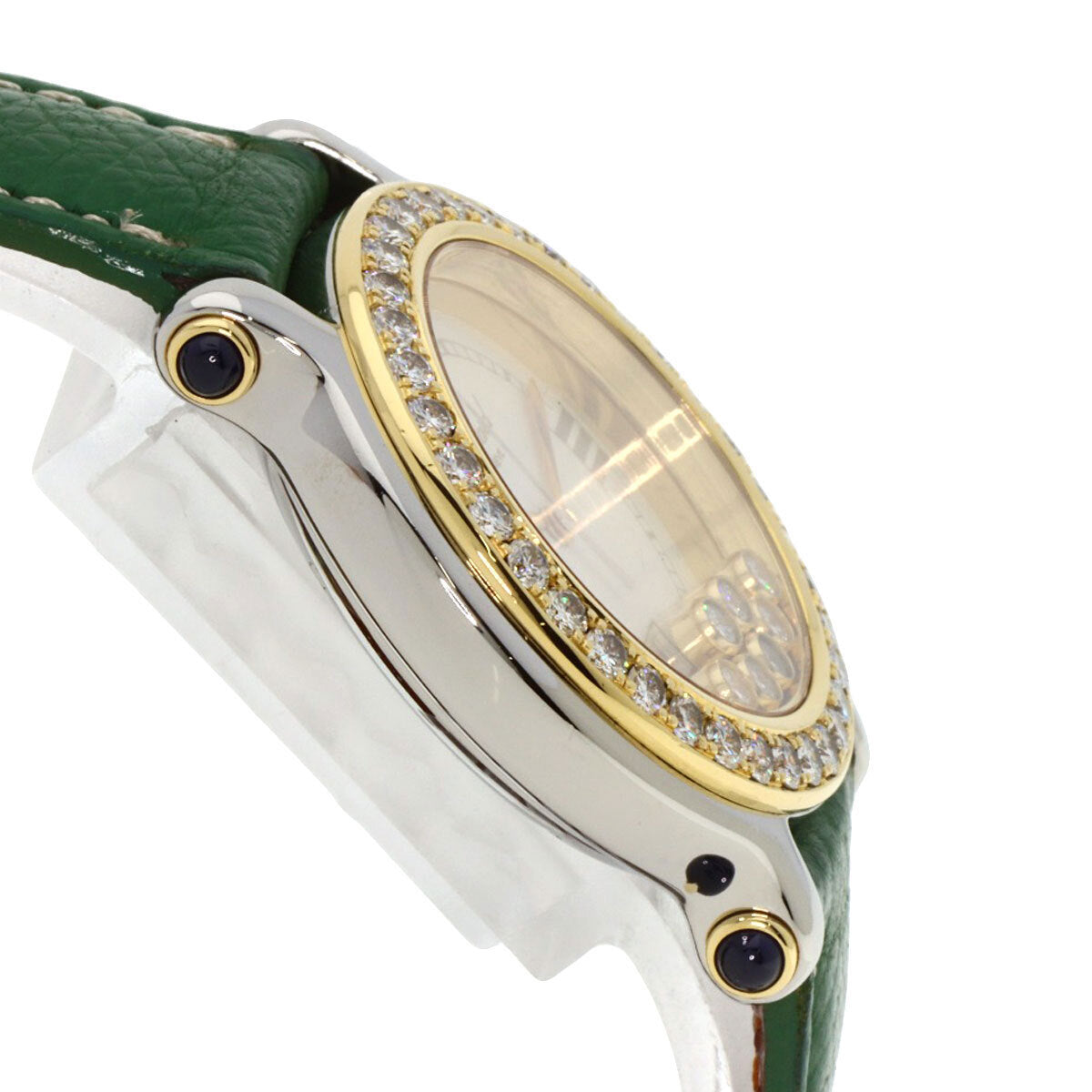 Chopard Happy Sports 7P Bezel Diamond Watches 27/8237-23/11 Stainless Steel/...