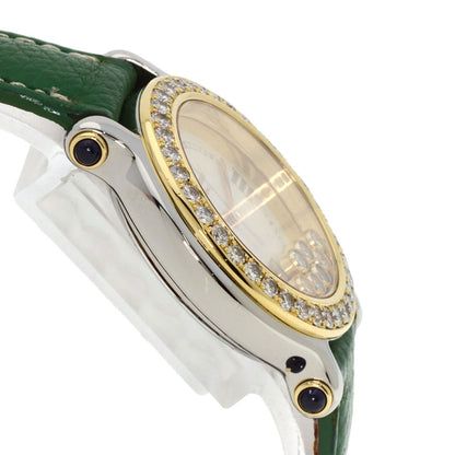 Chopard Happy Sports 7P Bezel Diamond Watches 27/8237-23/11 Stainless Steel/...