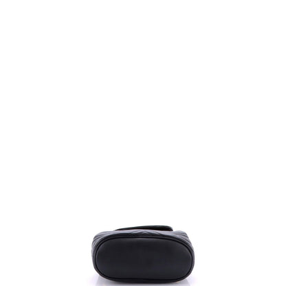 Gucci Gg Marmont Drawstring Backpack Matelasse Leather Mini