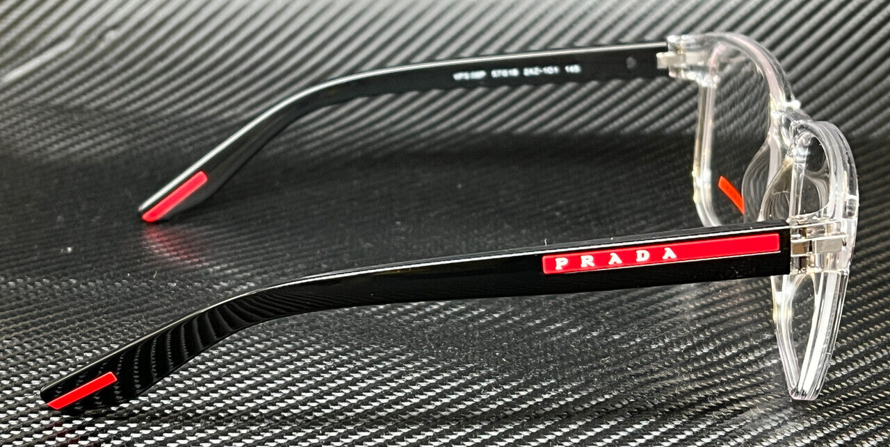 Prada Linea Rossa Ps 06Pv 2Az1O1 Crystal Men'S 57