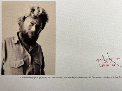 Donald Judd Lithograph 1987 Coa Signed Numbered Stamped