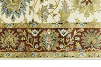 Hand-Knotted Vintage Style Floral Peshawar Osh