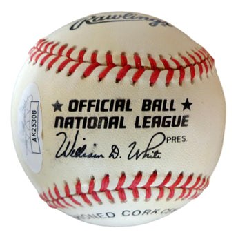 Jesse Rogers Autographed Onl Baseball Negro
