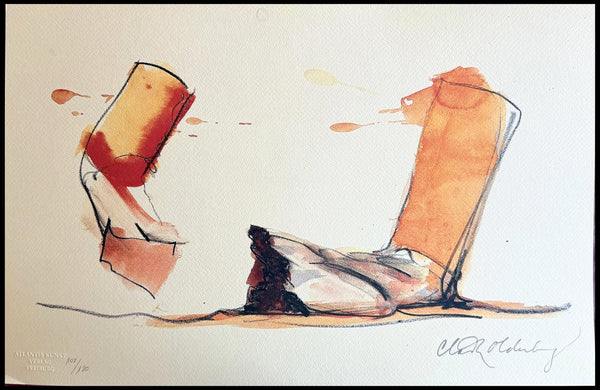 Limited Claes Oldenburg Lithograph Numbered