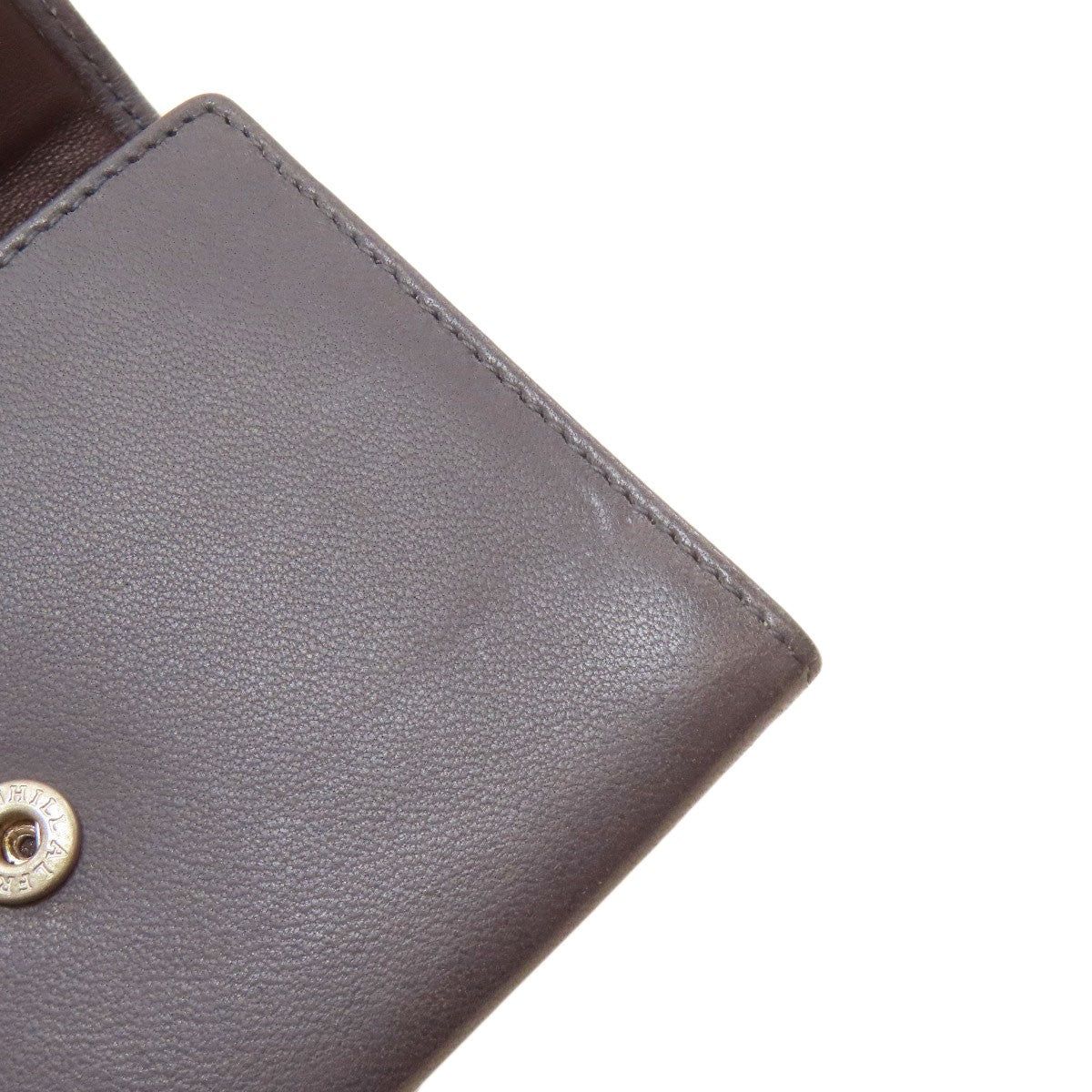 Calf Dunhill logo Card Case