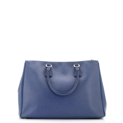 Prada Double Zip Lux Tote Saffiano Leather Large