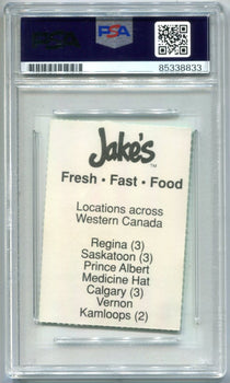 Gordie Howe/Marty Howe Show Ticket Signed Psa
