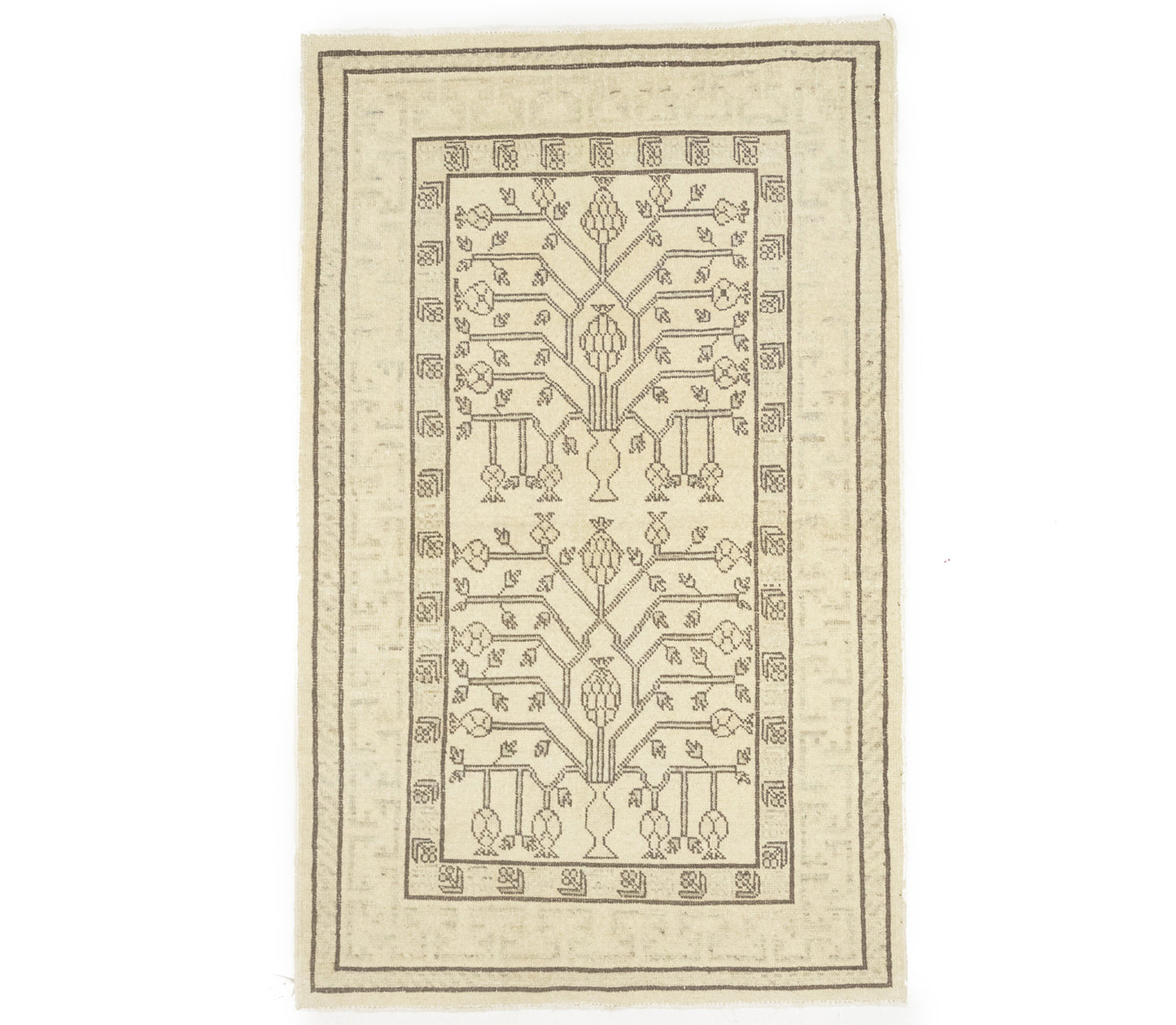 One-Of-A-Kind Handmade Vintage Oriental Rug