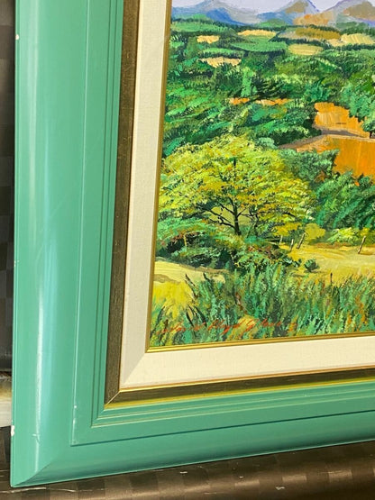 David Lloyd Glover Original Painting Oil On Canvas Signed Landscape Framed