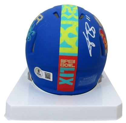 A.J. Brown Signed/Auto Mini Sb Lix Blue Football
