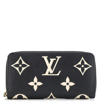 Louis Vuitton Zippy Wallet Bicolor Monogram Empreinte Giant