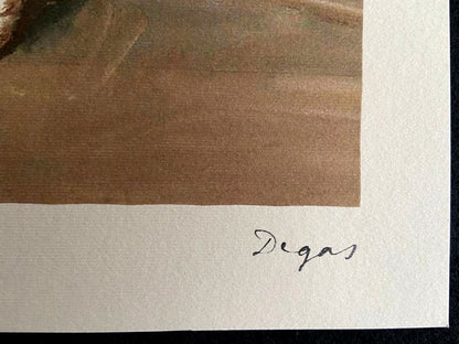 Edgar Degas Lithograph 1943 Coa Mourlot Published Signed Op
