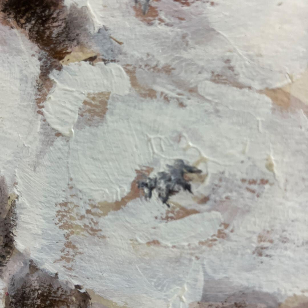 Andre Vigud (France) Oil Painting On Canvas White
