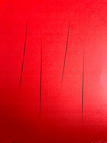 Lucio Fontana Lithograph