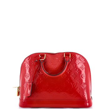 Louis Vuitton Alma Handbag Monogram Vernis Pm