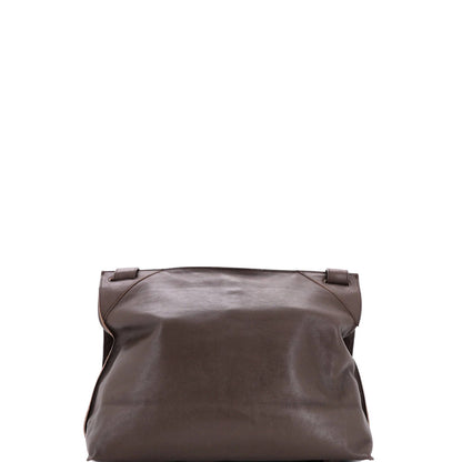 Bottega Veneta Square Panelled Messenger Bag Intrecciato Nappa Large