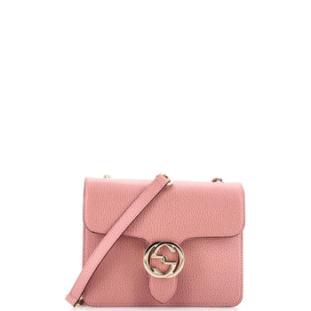 Gucci Interlocking Shoulder Bag Leather Small