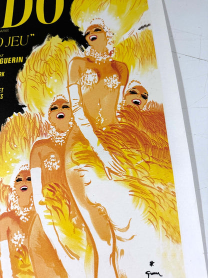 Lido By Rene Gruau Grand Jeu With The Bluebell Girl Paris Champs Delysee