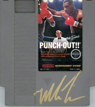 Mike Tyson Autographed Authentic Nes Game (Jsa)