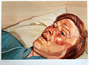 Lucian Freud Lithograph Coa Signed Numbered (Francis