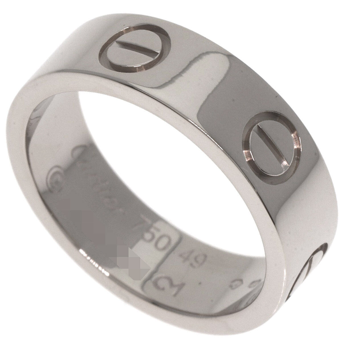 Cartier   Ring Love Ring #49 K18 White Gold