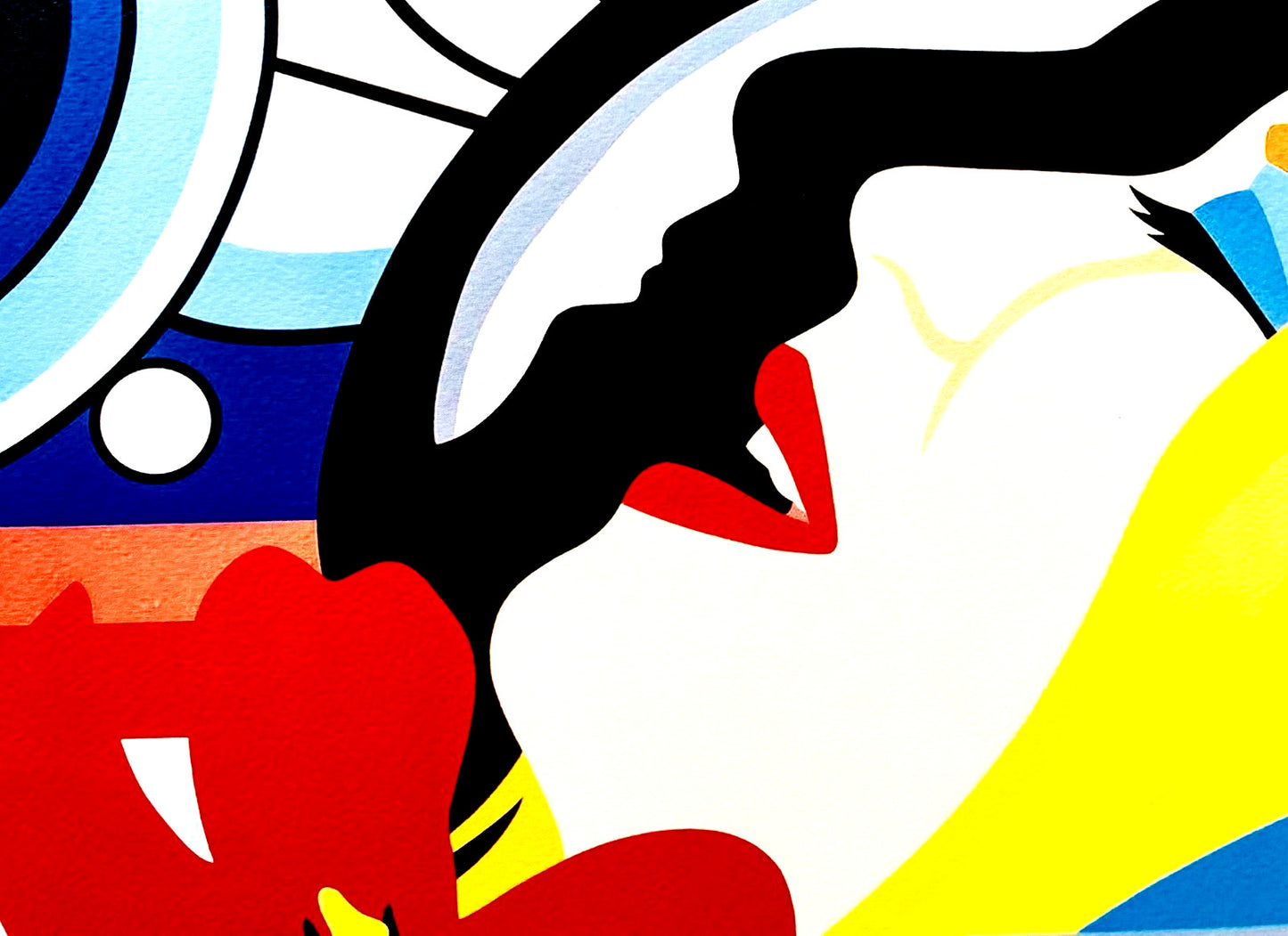 Tom Wesselmann Lithograph Handmade Coa Signed Op Numbered To Hand